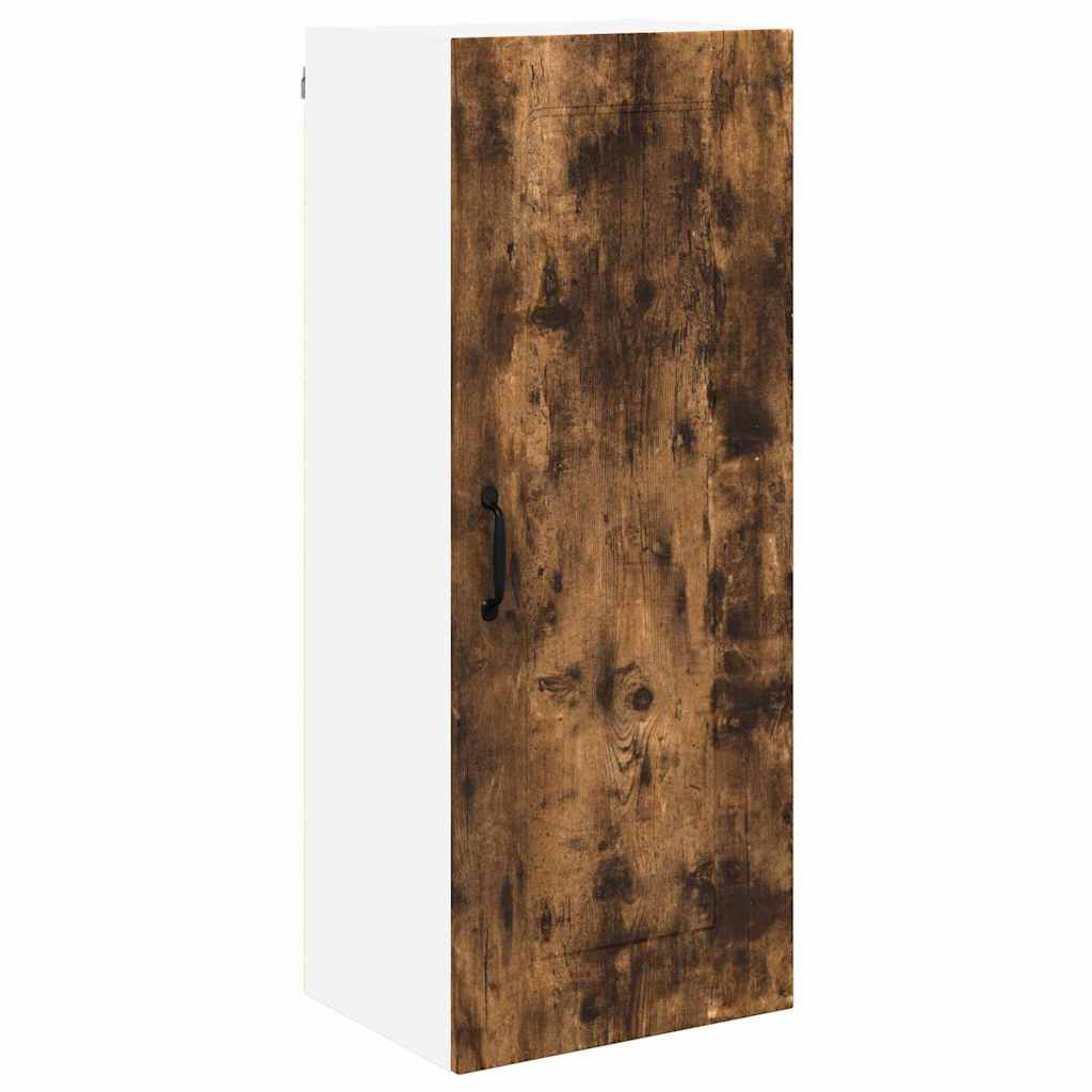 Kitchen Wall Cabinet with Shelf Smoked Oak 40 x 31 x 100 cm